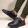 Men Round Toe Smart Casual Lace-Up Sneakers